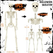 3-Piece Posable Halloween Skeleton Set | 35