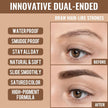 4D Microblading Eyebrow Pencil – 2-in-1 Dual-Ended Brow Pen & Brush | Long-Lasting Waterproof Hair-Like Strokes - Gold Store Business
