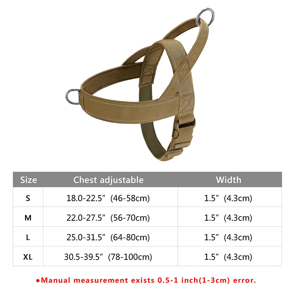 No-Pull Dog Harness – Soft Padded Reflective Vest for Small, Medium & Large Dogs - Gold Store Business