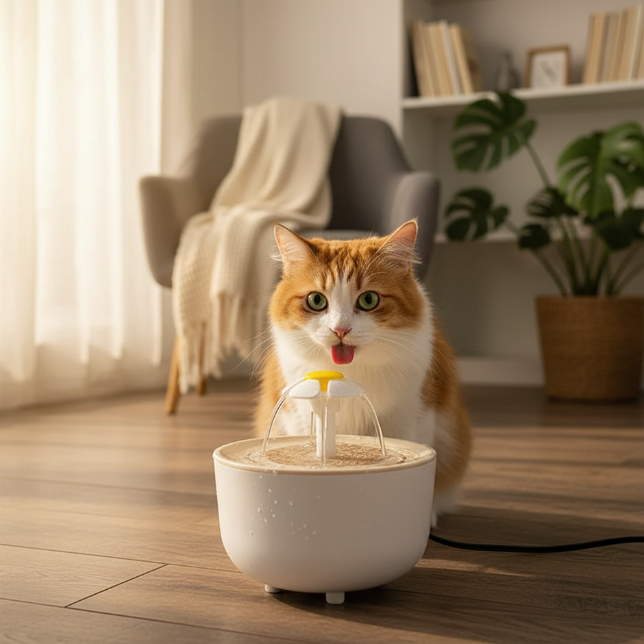 Smart Pet Water Fountain — 1200mL Silent USB Filter Dispenser for Cats & Dogs - Gold Store Business