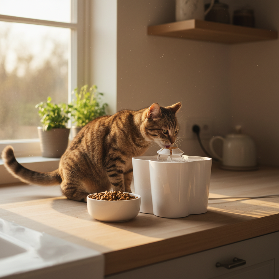Smart Pet Water Fountain — 1200mL Silent USB Filter Dispenser for Cats & Dogs - Gold Store Business