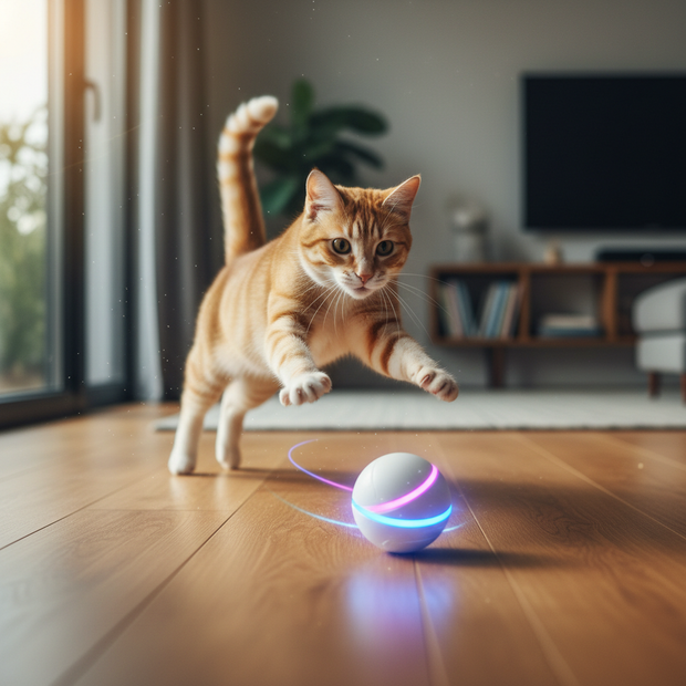Smart Auto-Rolling Ball Pet Toy – Interactive Electric Toy for Cats & Dogs - Gold Store Business