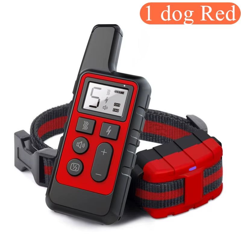 Waterproof Rechargeable Dog Training Collar with Remote – Beep, Vibration & Static Stimulation Modes for All Dogs - Gold Store Business