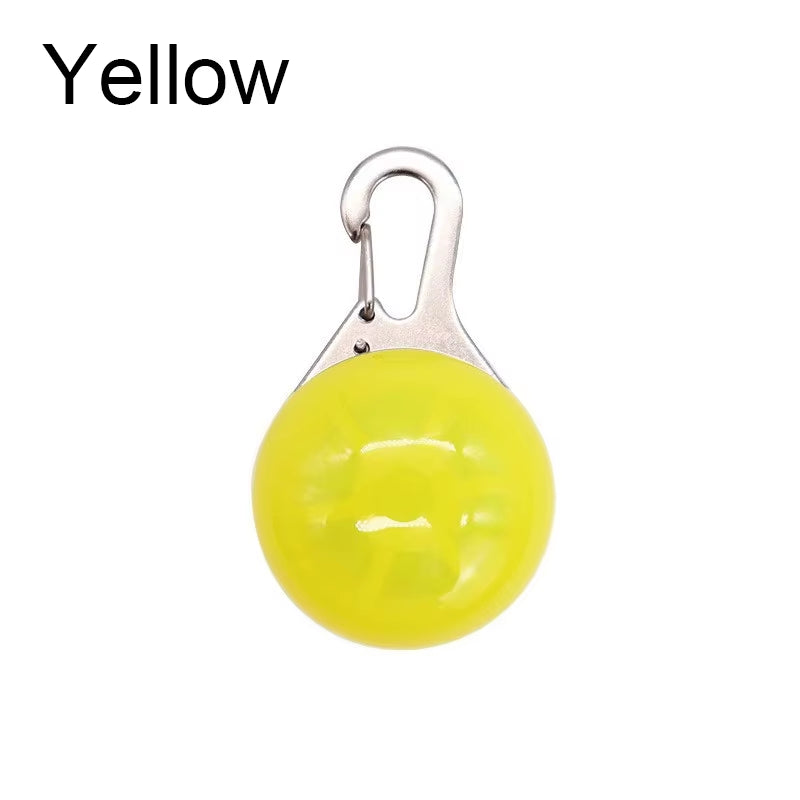 LED Luminous Glowing Dog & Cat Collar – Night Safety Pendant Necklace with Bright Light Decoration - Gold Store Business