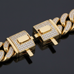 Luxury Cuban Link Dog Collar – Gold & Silver Diamond Chain Necklace for Pets - Gold Store Business