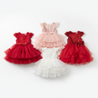 Toddler Girl Party Dress – Sleeveless Bowknot Pearl Cake Dress for Baby Girls 9M-5Y - Gold Store Business