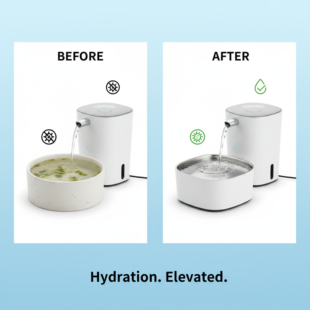Smart Pet Water Fountain — 1200mL Silent USB Filter Dispenser for Cats & Dogs - Gold Store Business
