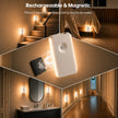 6 Pack Rechargeable Motion Sensor Night Light, Magnetic Stair Lights Indoor, LED Lights for Bedroom, Toilet, Garage, Closet,Step, Hallway