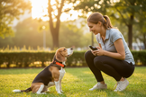 Anti-Bark Dog Collar – Electric Shock, Vibration & Sound with LED for Small & Large Dogs - Gold Store Business