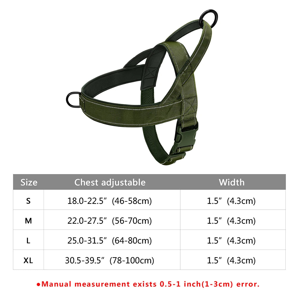 No-Pull Dog Harness – Soft Padded Reflective Vest for Small, Medium & Large Dogs - Gold Store Business