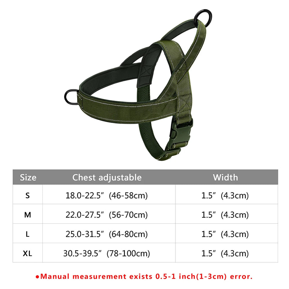 No-Pull Dog Harness – Soft Padded Reflective Vest for Small, Medium & Large Dogs - Gold Store Business