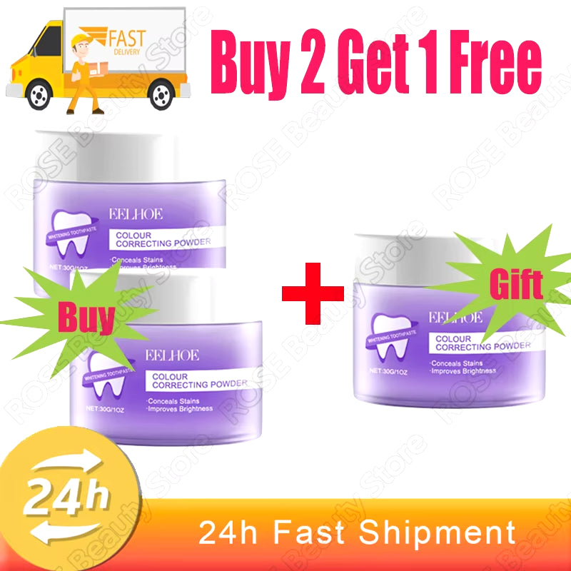 5-Day Teeth Whitening Powder — Remove Plaque, Stains & Bad Breath - Gold Store Business