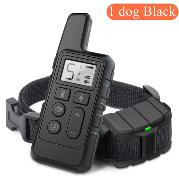 Waterproof Rechargeable Dog Training Collar with Remote – Beep, Vibration & Static Stimulation Modes for All Dogs - Gold Store Business