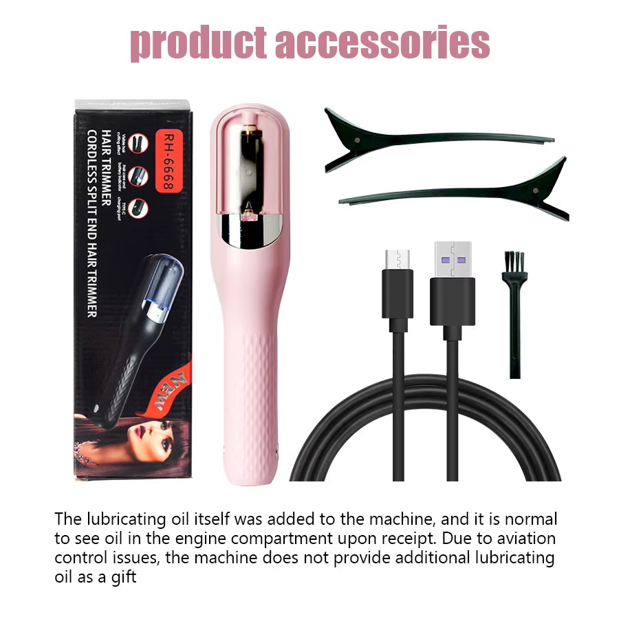 Electric Split Ends Hair Trimmer — Automatic Damaged Hair Repair Tool - Gold Store Business