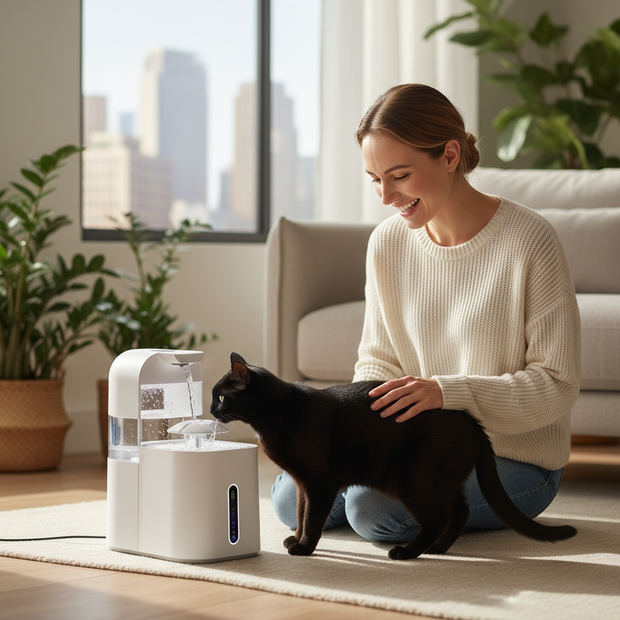 Smart Pet Water Fountain — 1200mL Silent USB Filter Dispenser for Cats & Dogs - Gold Store Business