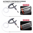Veterinary Continuous Syringe Gun – Adjustable Dose Animal Injector with 10 Needles - Gold Store Business