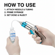 Veterinary Continuous Syringe Gun – Adjustable Dose Animal Injector with 10 Needles - Gold Store Business