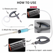 Veterinary Continuous Syringe Gun – Adjustable Dose Animal Injector with 10 Needles - Gold Store Business