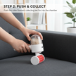Reusable Pet Hair Remover — Push-Pull Lint Roller for Dog & Cat Fur on Clothes & Furniture - Gold Store Business