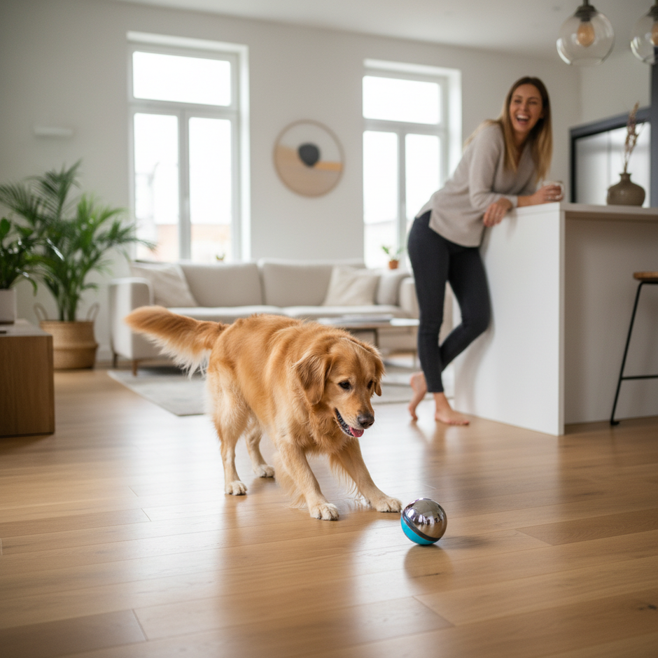 Smart Auto-Rolling Ball Pet Toy – Interactive Electric Toy for Cats & Dogs - Gold Store Business