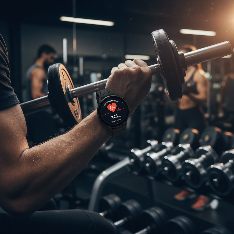 Pixel Watch 3 41mm heart rate tracking at gym