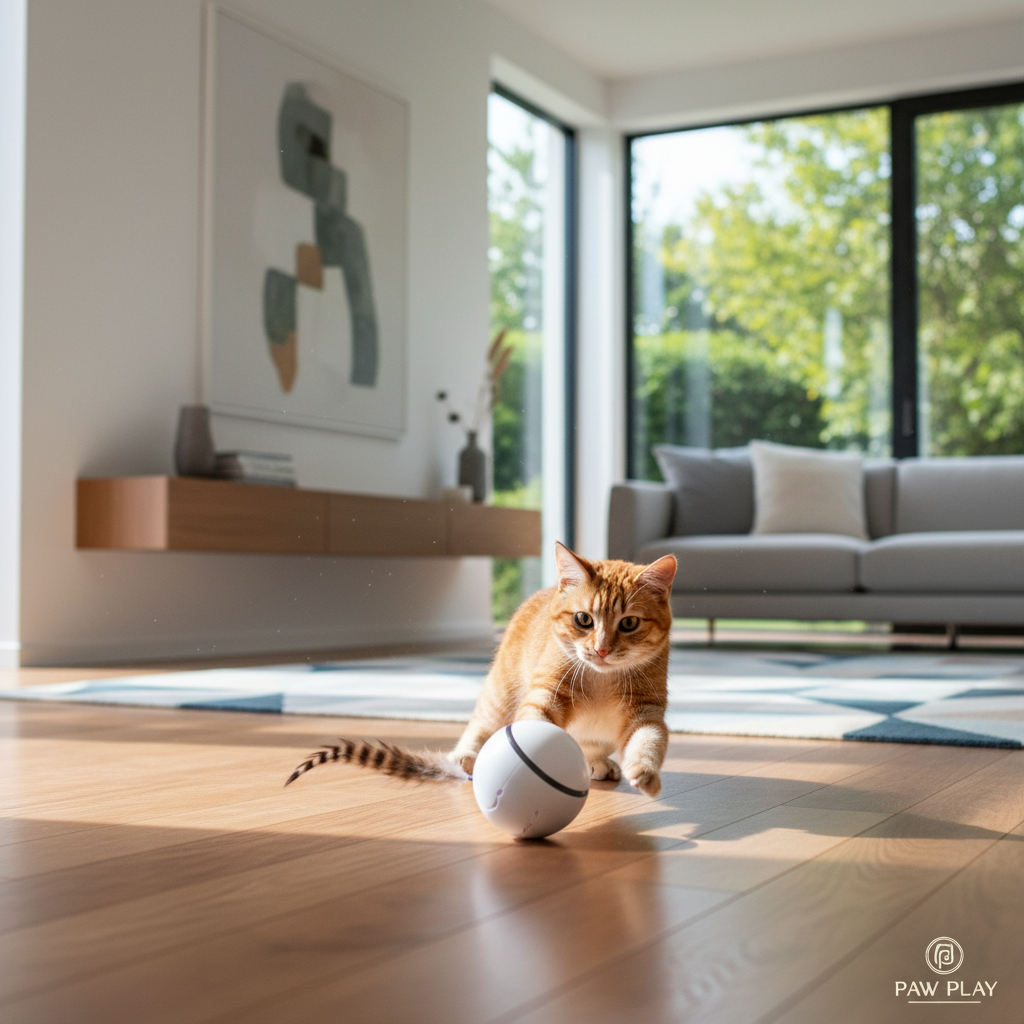 Smart Auto-Rolling Ball Pet Toy – Interactive Electric Toy for Cats & Dogs - Gold Store Business
