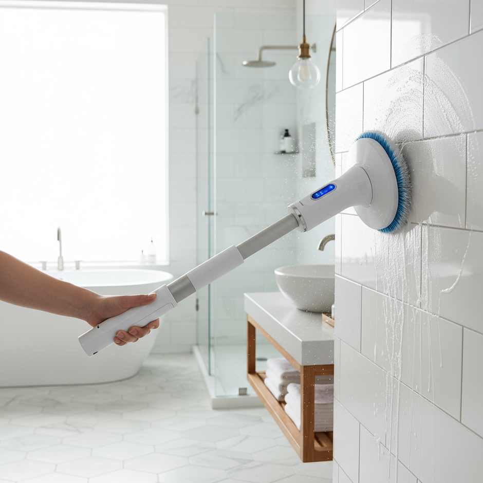 Multifunctional Electric Spin Scrubber — Cordless Cleaning Brush for Kitchen & Bathroom - Gold Store Business