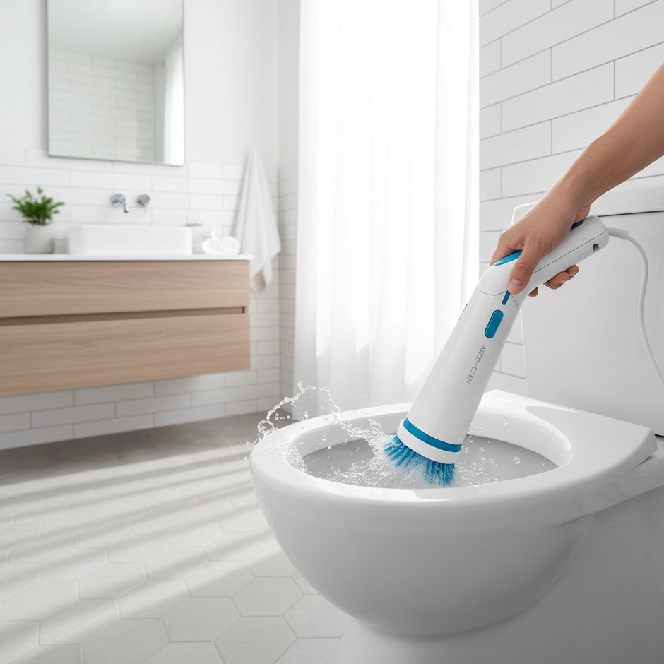 Multifunctional Electric Spin Scrubber — Cordless Cleaning Brush for Kitchen & Bathroom - Gold Store Business