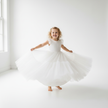 Custom Flower Girl Dress – Wedding, Birthday & Pageant Princess Ball Gown (12M–14) - Gold Store Business