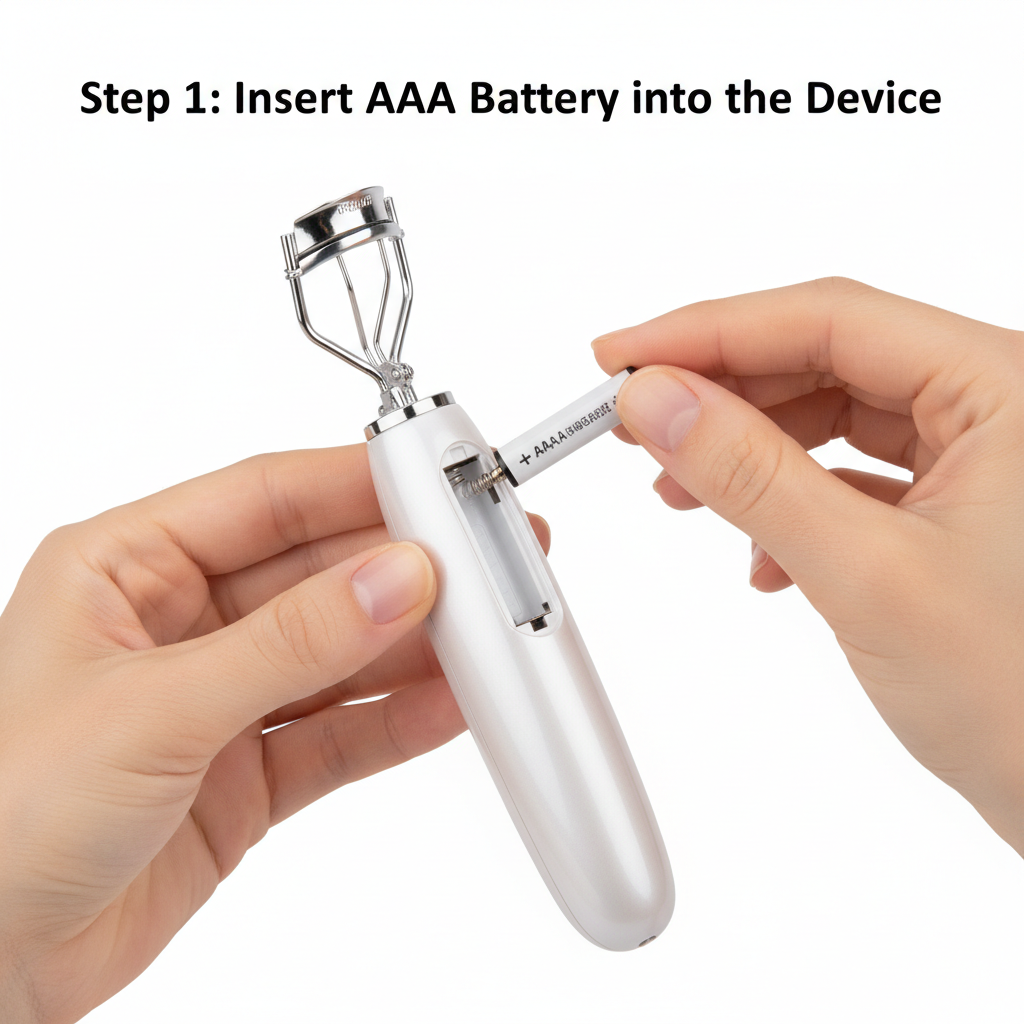 Electric Heated Eyelash Curler — Long-Lasting Lash Perm & Curl Tool with Eyelash Card - Gold Store Business