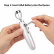 Electric Heated Eyelash Curler — Long-Lasting Lash Perm & Curl Tool with Eyelash Card - Gold Store Business