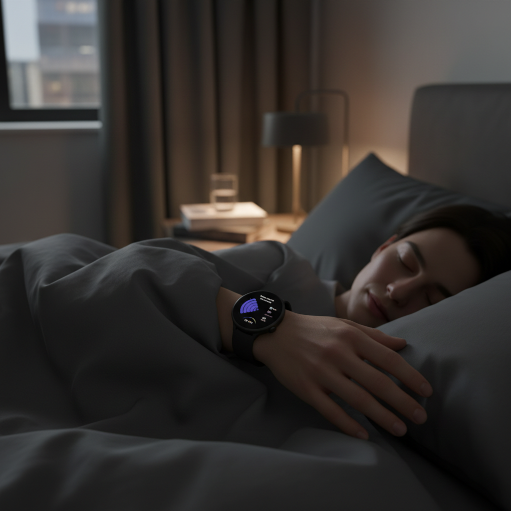 Pixel Watch 3 41mm sleep tracking at night