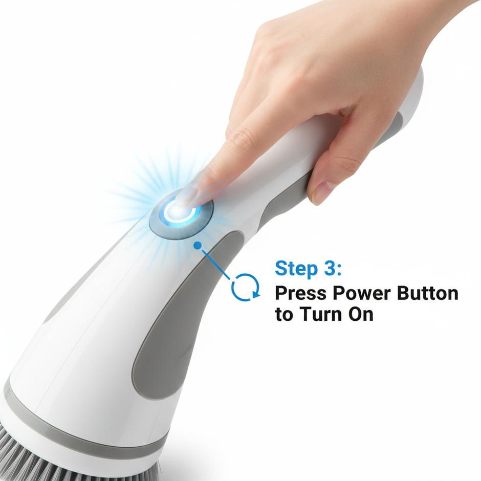 Multifunctional Electric Spin Scrubber — Cordless Cleaning Brush for Kitchen & Bathroom - Gold Store Business