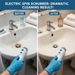 Multifunctional Electric Spin Scrubber — Cordless Cleaning Brush for Kitchen & Bathroom - Gold Store Business