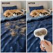 Reusable Pet Hair Remover — Push-Pull Lint Roller for Dog & Cat Fur on Clothes & Furniture - Gold Store Business