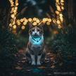 LED Luminous Glowing Dog & Cat Collar – Night Safety Pendant Necklace with Bright Light Decoration - Gold Store Business