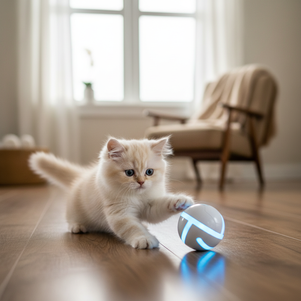Smart Auto-Rolling Ball Pet Toy – Interactive Electric Toy for Cats & Dogs - Gold Store Business