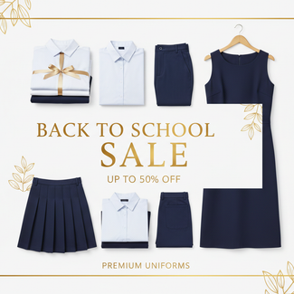 School Uniform Promotion Banner