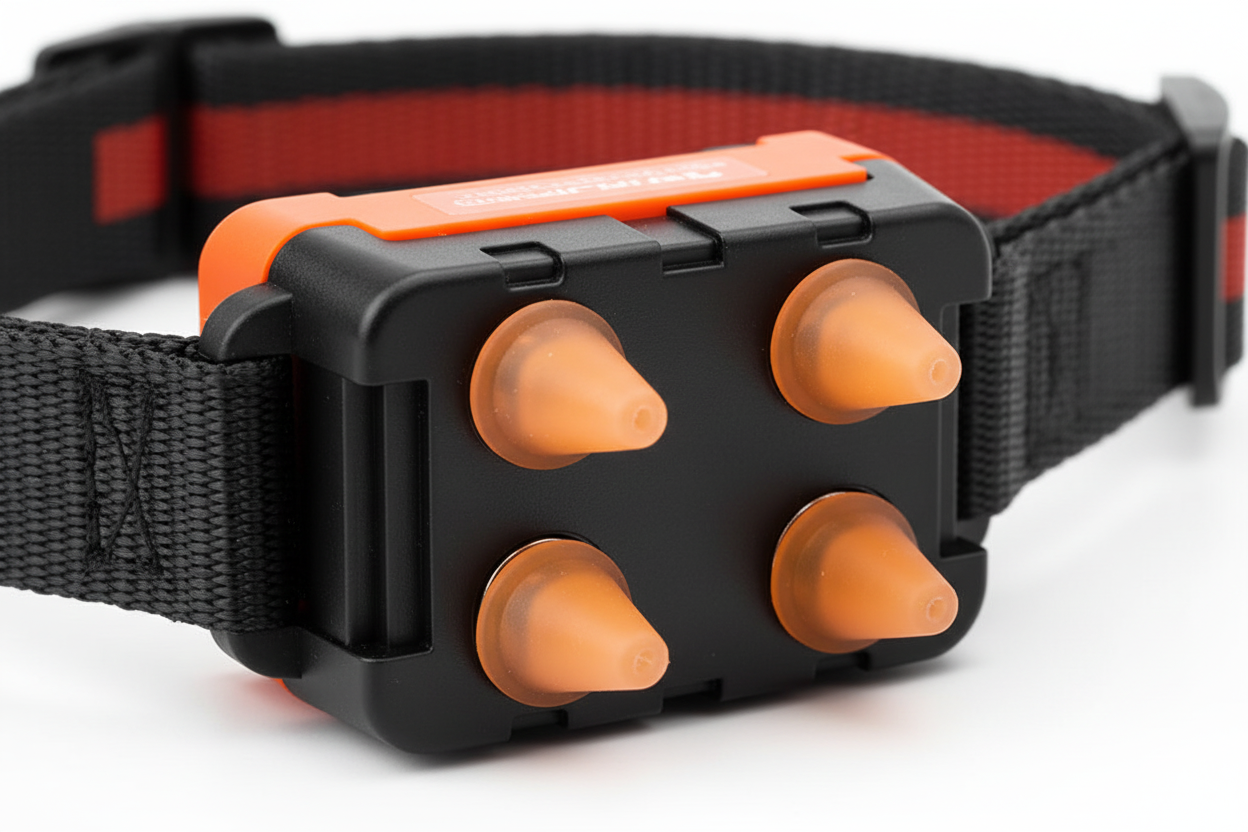 Anti-Bark Dog Collar – Electric Shock, Vibration & Sound with LED for Small & Large Dogs - Gold Store Business