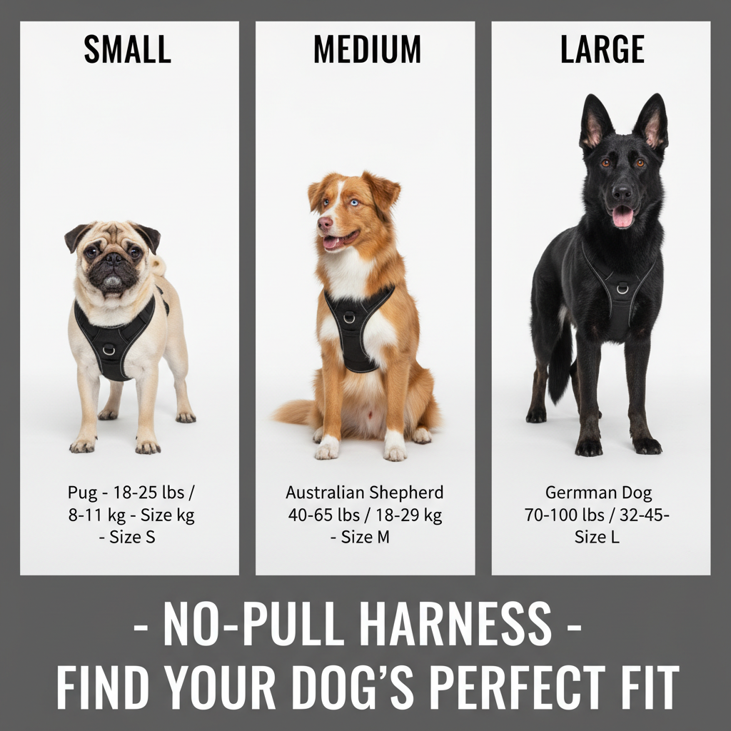 No-Pull Dog Harness – Soft Padded Reflective Vest for Small, Medium & Large Dogs - Gold Store Business