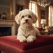 Luxury Cuban Link Dog Collar – Gold & Silver Diamond Chain Necklace for Pets - Gold Store Business