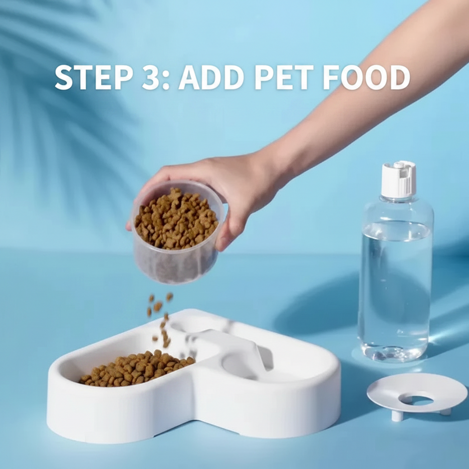 Self-Filling Pet Water Bowl — Automatic Moisture-Proof Dog & Cat Drinking Bowl - Gold Store Business