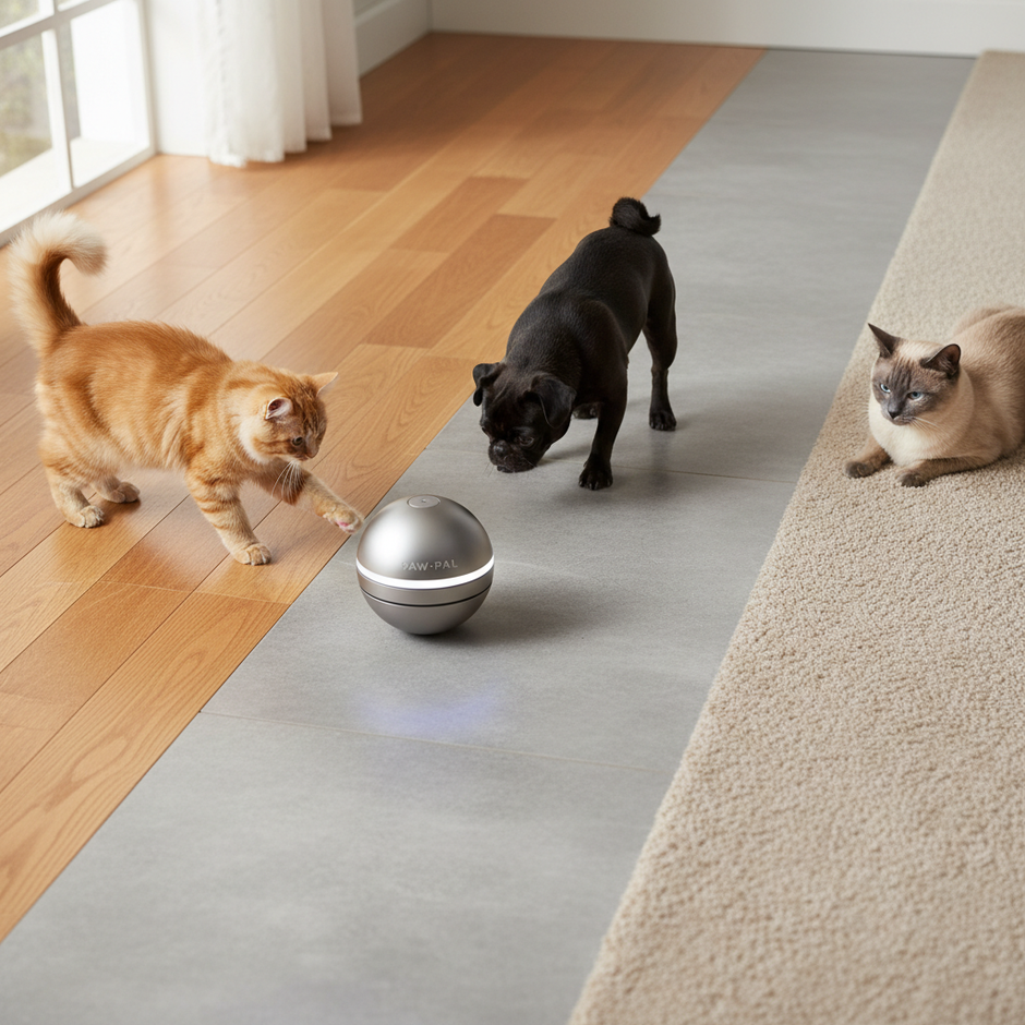 Smart Auto-Rolling Ball Pet Toy – Interactive Electric Toy for Cats & Dogs - Gold Store Business