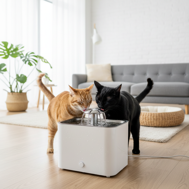 Smart Pet Water Fountain — 1200mL Silent USB Filter Dispenser for Cats & Dogs - Gold Store Business